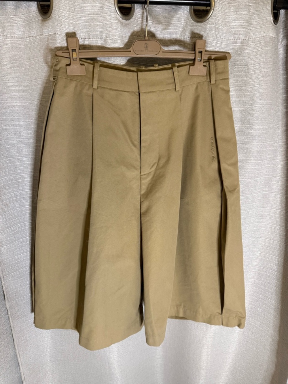 On Action A Day Khaki Pleated Shorts